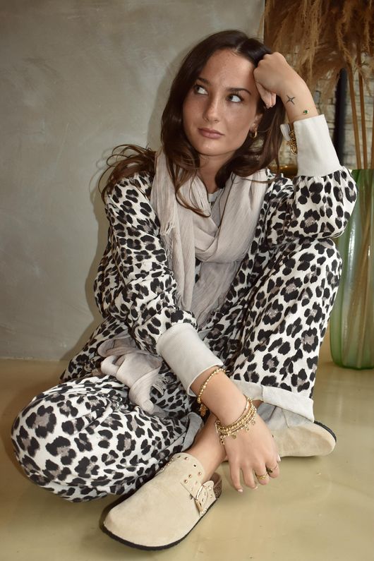 Lagen Zanzibar Chill Sweatshirt Calico & Black